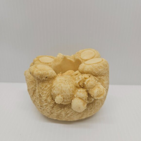 Friends of the Feather Box Enesco Karen Hahn 1987 Yupik Inuit Kids and Bears - Picture 3 of 7